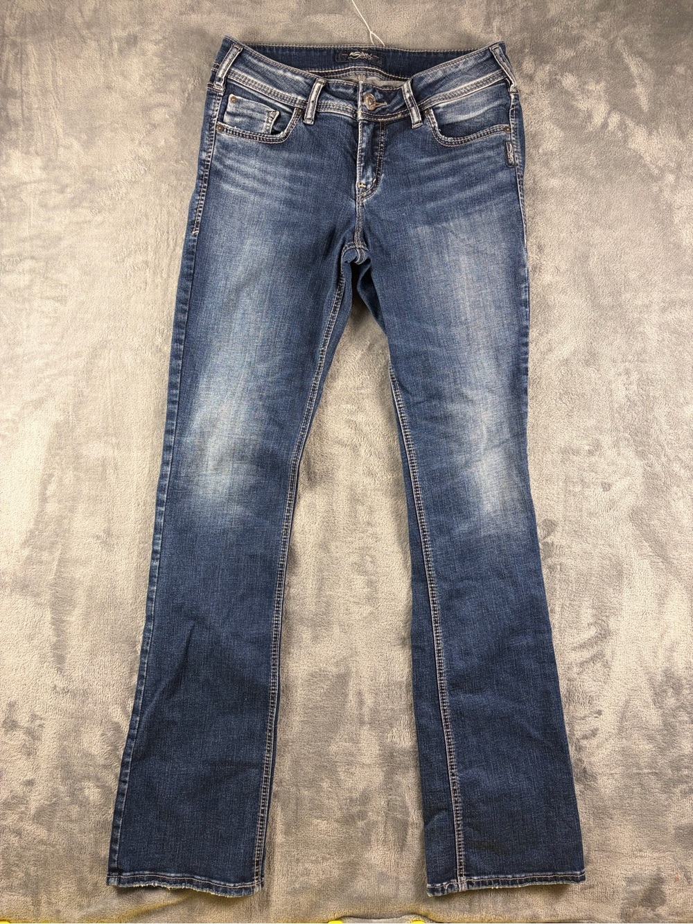 Vintage Silver Jeans Women's Boot Cut Blue Denim